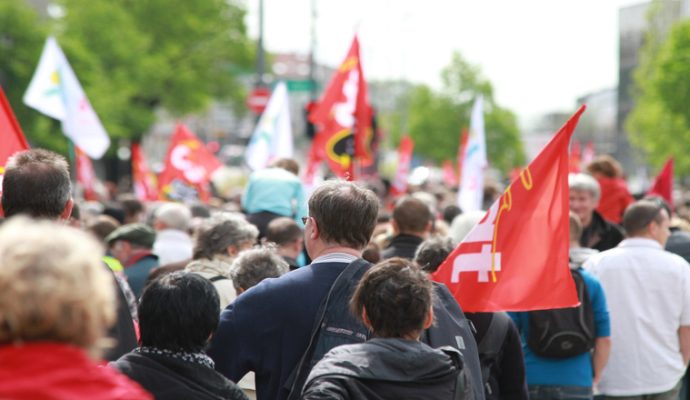 Près de 3 000 manifestants dans les rues d’Angers contre la réforme du Code du travail