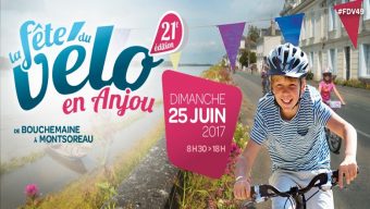Fête du vélo en Anjou ce dimanche 25 juin