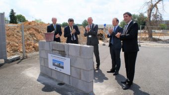 Atos pose la première pierre de son Centre mondial d’Essais des Supercalculateurs à Angers