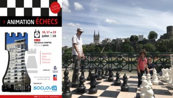 Des jeux d’échecs aux pieds de la tour Chaptal jusqu’au 19 juillet