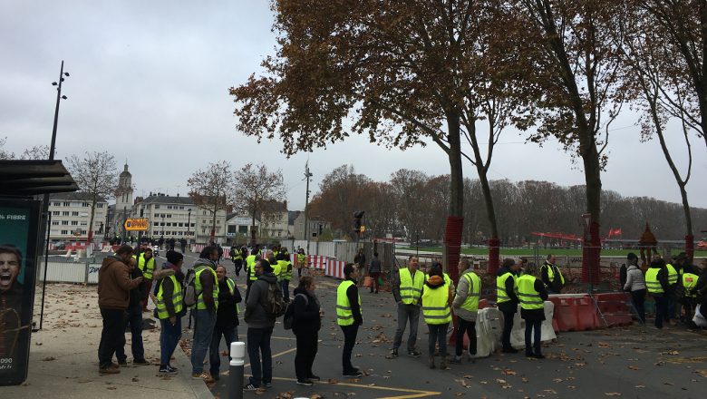 Gilets jaunes angers 23 fevrier 2019