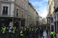 Gilets Jaunes rue de la Roë