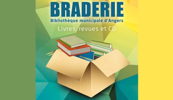 Braderie des bibliothèques d’Angers ce samedi 25 mai