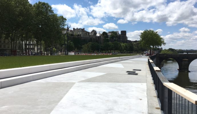 L’esplanade Cœur de Maine et le pont des Arts et Métiers s’ouvrent aux angevins le 29 juin