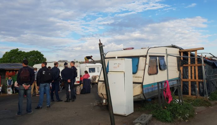 Le campement de la rue du Maine a été évacué