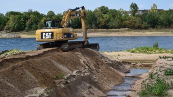 Des fouilles archéologiques en cours sur la Loire