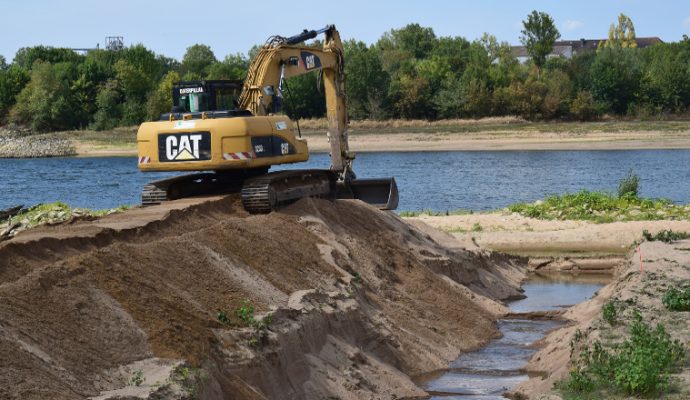 Des fouilles archéologiques en cours sur la Loire