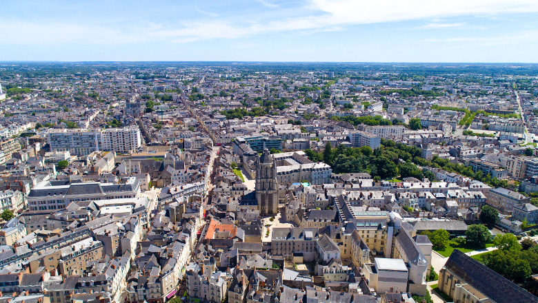 Angers vue aérienne