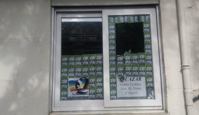 Le local de l’association LGBT Quazar vandalisé