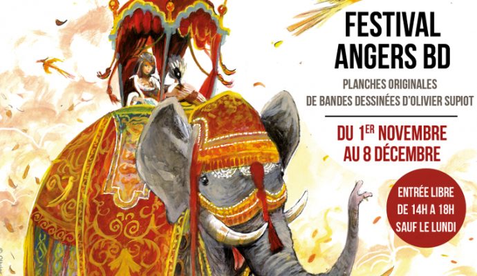 Festival Angers BD : Rive d’Arts accueille jusqu’au 8 décembre une exposition de planches de bandes dessinées d’Olivier Supiot
