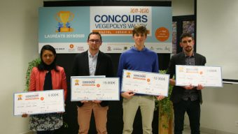 Concours Vegepolys Valley : 4 jeunes pousses récompensées pour leurs innovations en faveur de la production végétale de demain