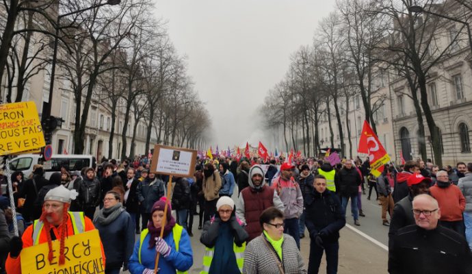 Près de 850 personnes ont manifesté contre la réforme des retraite à Angers