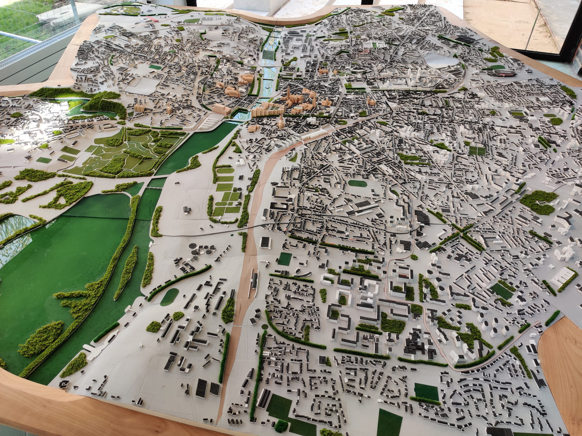 Maquette de la ville d'Angers