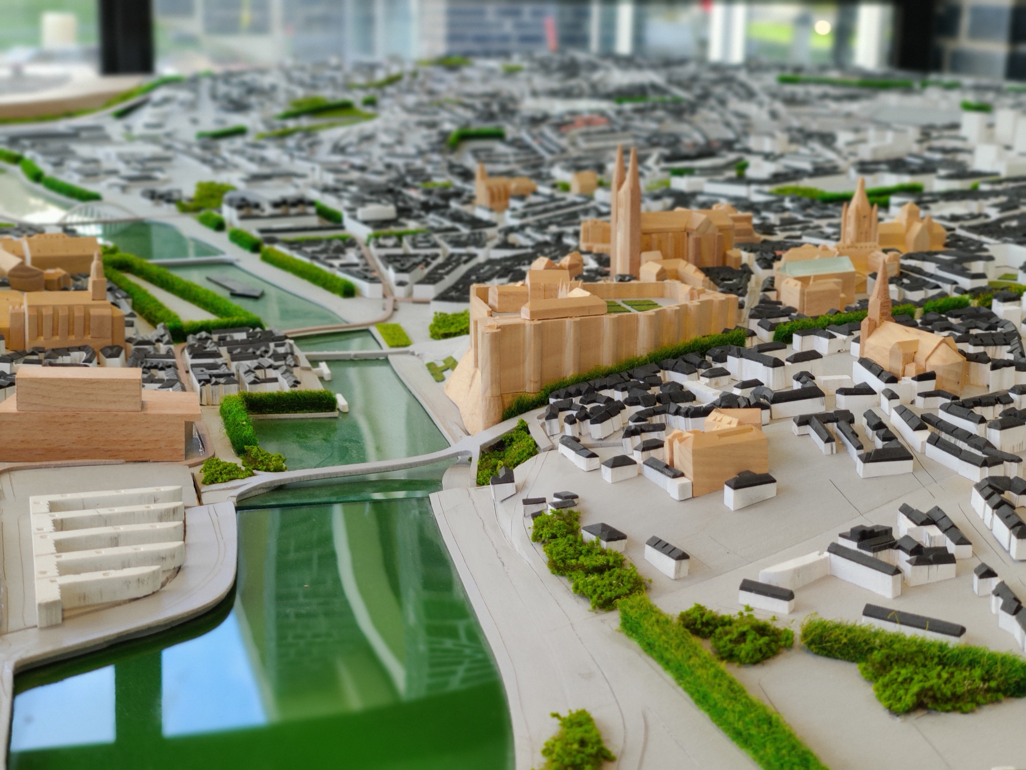 Maquette de la ville d'Angers