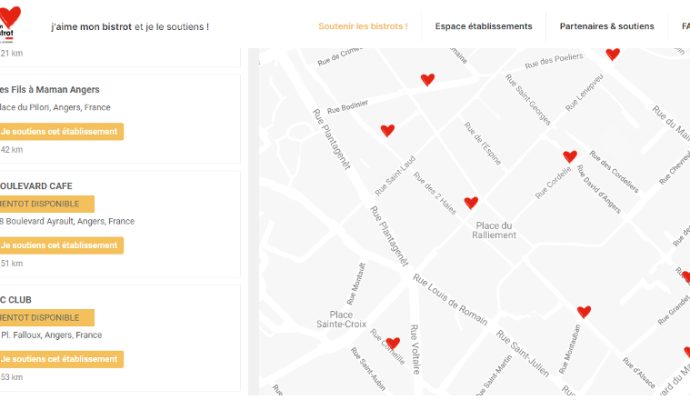 Confinement : Avec l’opération « J’aime mon bistrot », soutenez les restaurants, bars et hôtels