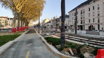 Les travaux d’aménagements autour de la nouvelle ligne de tramway reprennent