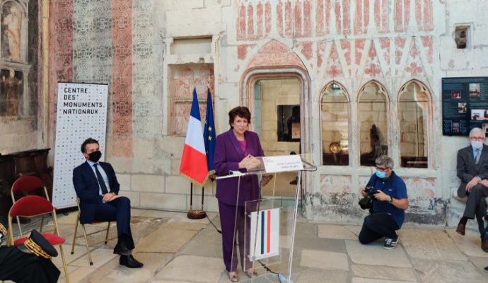 La ministre de la Culture, Roselyne Bachelot, en déplacement à Angers ce samedi 11 décembre