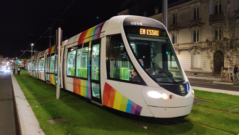 Essai tramway Carnot