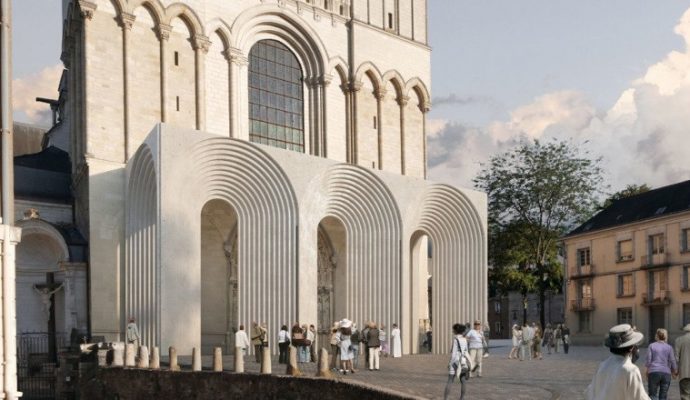 Un architecte japonais va redessiner l’entrée de la cathédrale Saint-Maurice
