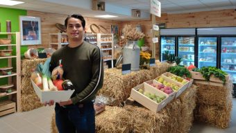 Jérémie Tran a ouvert sa boutique de produits locaux à Trélazé