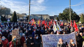Plusieurs milliers de manifestants réunis à Angers contre la loi « sécurité globale »