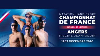 Le championnat de France de natation handisport se tient à Angers les 12 et 13 décembre