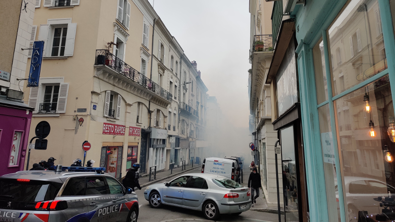 Manifestation loi sécurité globale rue du Mail