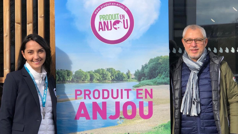 ascale Mitonneau, directrice de Produit en Anjou et Henri Mercier, président de la marque.