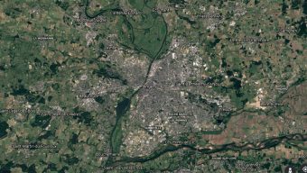 Google Earth permet de voir l’évolution de la ville d’Angers depuis 1984