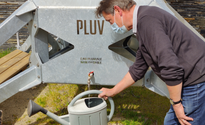 Récupérateur d'eau de pluie collectif - Budget participatif