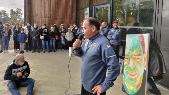 Le vibrant hommage des supporters angevins à Stéphane Moulin, l’entraîneur d’Angers SCO