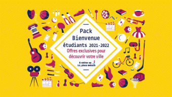 Un « pack bienvenue » pour les étudiants avec une cinquantaine de bons de réduction