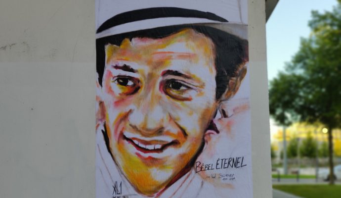 L’hommage du street-artiste angevin AL1 à Jean-Paul Belmondo