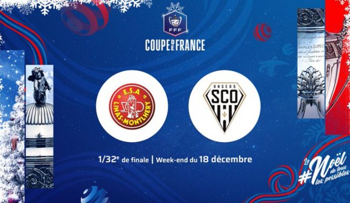 Football : Angers SCO se déplacera à Linas-Montlhéry en 32es de finale de la Coupe de France