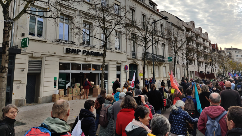 Manifestation climat BNP