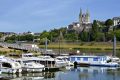 Angers vue bords de Maine