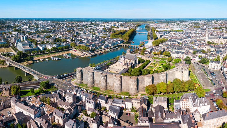 Angers vue château