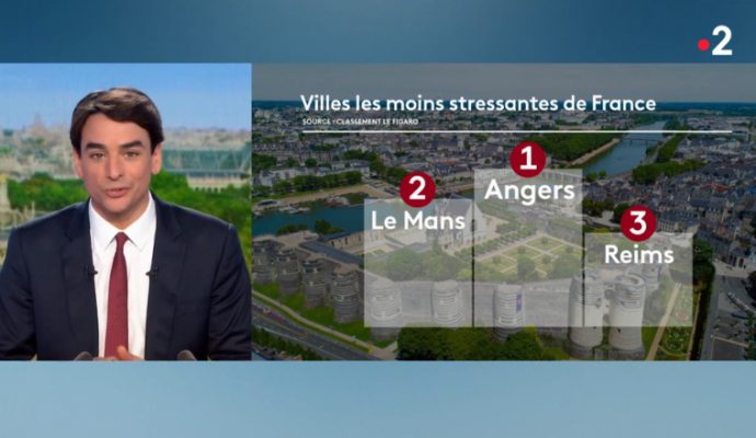 Le JT de France 2 consacre un sujet à la ville d’Angers
