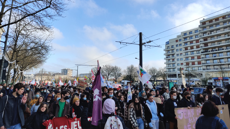 Manifestation éducation jeunes Foch