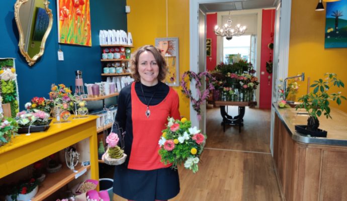 A Angers, Séraphine mêle salon de thé, fleurs et art