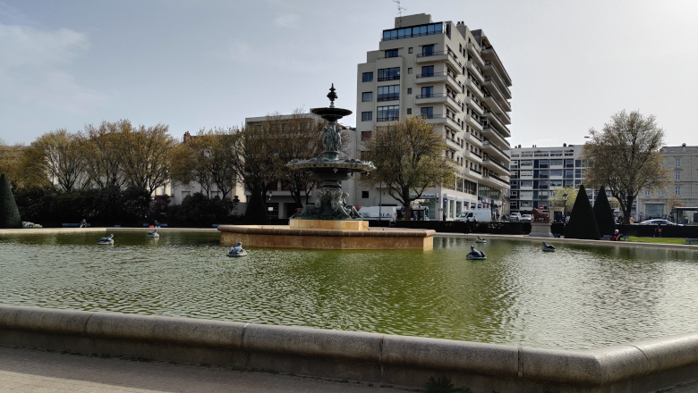 Fontaine jardin du Mail