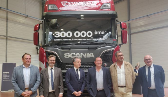 L’entreprise Scania a remis les clés de son 300 000e camion