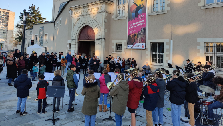 Fin travaux tramway concert Conservatoire