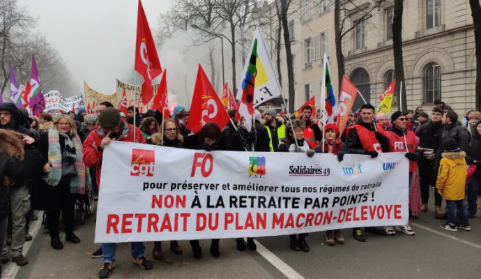 Réforme des retraites : quatre manifestations prévues dans le Maine-et-Loire le jeudi 19 janvier