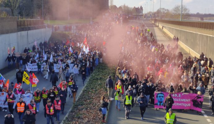 Réforme des retraites : malgré une mobilisation en baisse à Angers, les manifestants restent déterminés