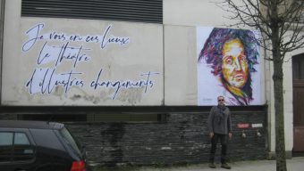 Le street artiste angevin AL1 met à l’honneur Molière