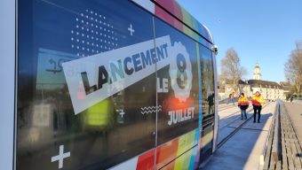 Un rassemblement organisé le jour de l’inauguration du tramway pour réclamer la gratuité des transports