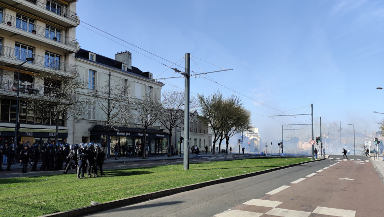 Affrontements Foch - Manif retraites