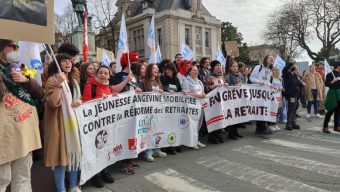 Entre 6 000 et 7 000 personnes mobilisées contre la réforme des retraites à Angers ce mercredi 15 mars