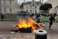 Manif tensions et incendie Foch